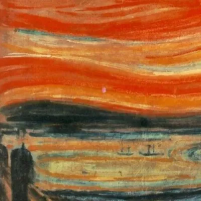 Svitlo Concert - ОТЧАЯНИЕ ПЕРЕХОДЯЩЕЕ В КРИК Весь мир знает знаменитую  картину «Крик» норвежского художника-экспрессиониста Эдварда Мунка. На  картине изображен человек, стоящий на мосту и охваченный ужасом. Картина  была продана 2 мая
