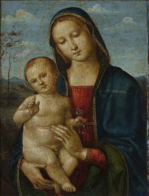 Мадонна с Младенцем (картина Ло Спанья) — Википедия