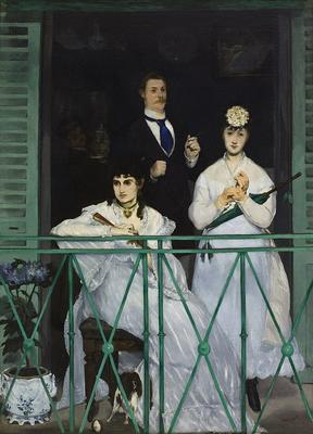 Картина \"Прогулка\", Клод Моне, 1875 - описание