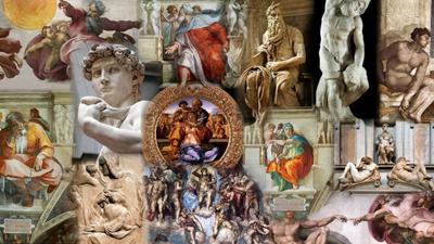 Самые известные картины Микеланджело Буонарроти с названиями, описанием и  фото