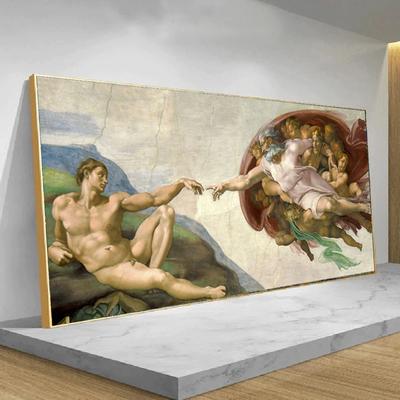 Создание плакатов Адама Микеланджело, классические картины на холсте и  принты, скандинавское современное украшение для дома, настенное искусство,  безрамное – лучшие товары в онлайн-магазине Джум Гик