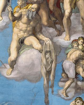 Картины с изображением картины из картины «Загадка» Микеланджело |  AliExpress
