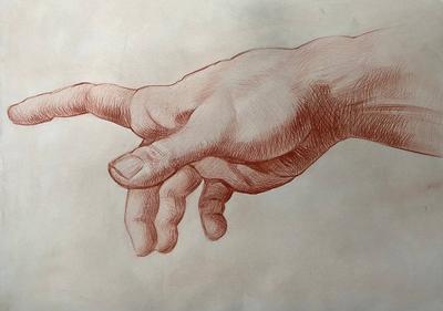 Модульная картина Две руки Микеланджело на стену – Купить в интернет  магазине недорого | Фото и Цены в каталоге allstick.ru