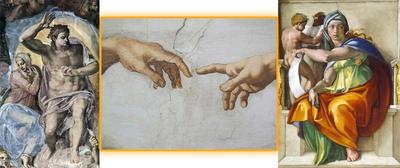 Картины, описание картин — Мадонна Дони (Святое семейство), 1504-1505. -  Музей Арт-Рисунок
