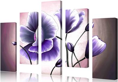 Модульная картина Цветы Абстракция Орхидея (53х100 см) Art-219_3 купить  недорого