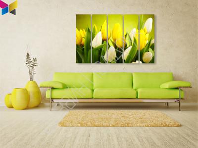 Модульные картины на стену в гостиную над диваном рисованные — купить по  низкой цене на Яндекс Маркете