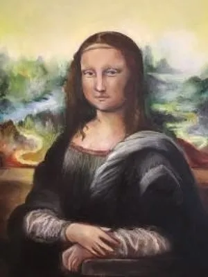 Картина «мона Лиза» редакционное изображение. иллюстрации насчитывающей  иллюстрация - 167259205