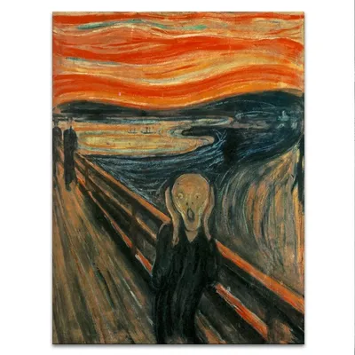 Купить картину Крик на закате. Вдохновение Э. Мунк в Москве от художника  Беласла Юлия