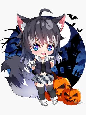 A Female Werewolf by artist \"anime\", Anime Key Visual, Japanese Manga,  Pixiv, Zerochan, Anime art, Fantia - AI Generated Artwork - NightCafe  Creator
