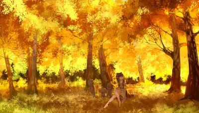 две милые аниме-подростки в осенней одежде. иллюстрация цвета воды  Иллюстрация штока - иллюстрации насчитывающей одежды, чертеж: 267815609