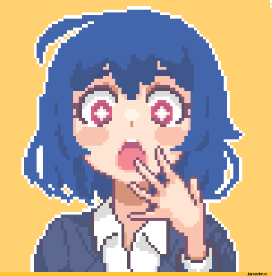 ANIME GIRL PIXEL \" Art Board Print for Sale by 9AF- | Redbubble