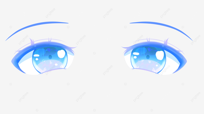 аниме глаза голубые PNG , синий, глаз, Аниме PNG картинки и пнг рисунок для  бесплатной загрузки