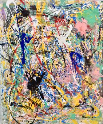 Джексон Поллок: просто разбрызгивал краски на холстах и теперь его картины  одни из самых дорогих в мире | Грубое искусство | Дзен