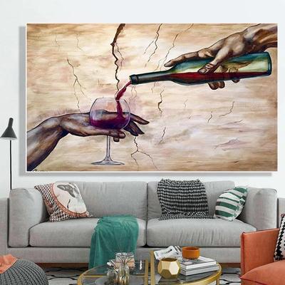 Интерьерные картины, винтажные настенные художественные принты, постеры для  домашнего дизайна, картины с вином для гостиной, абстрактный домашний декор  без рамки – лучшие товары в онлайн-магазине Джум Гик