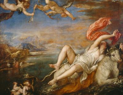 Тициан Вечеллио - Похищение Европы, 1562, 205×178 см: Описание произведения  | Артхив