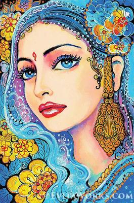 Живопись — *Восток… Красавица — прелестна как Луна…* | Краска, Арабское  искусство, Живопись