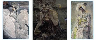 Картина Михаила Александровича Врубеля \"Летящий демон\" | Артхив