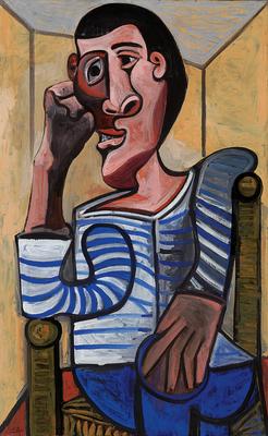 Пабло Пикассо - Моряк, 1943, 81×130 см: Описание произведения | Артхив