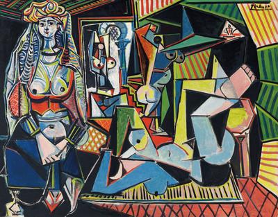 Пабло Пикассо - Алжирские женщины (версия O), 1955, 146×114 см: Описание  произведения | Артхив