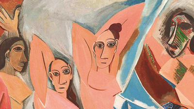 Пабло Пикассо Портрет - Кубизм картины и фрагменты, карточки Монтессори  скачать