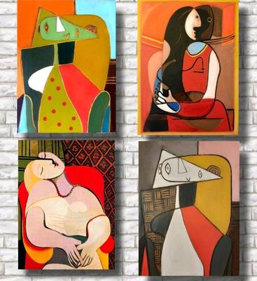 Картина (постер) - Пабло Пикассо - Женщина со скрещёнными руками | купить в  КартинуМне!, цены от 990р.