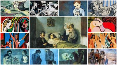 Самые известные картины Пабло Пикассо с названиями, описанием и фото