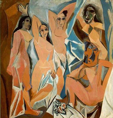 Пабло Пикассо — \"Авиньонские девицы\", 1907 год