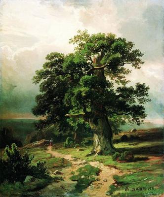 Перед грозой», Шишкин, 1884 — описание картины