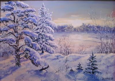 Картина “Снежная зима” | PrintStorm