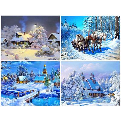 Купить Картина в подарок зимний пейзаж Картина | Skrami.by