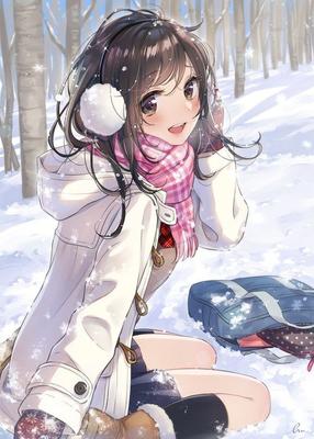 Новогодние аниме-аватары бесплатно для форума и контакта | Anime girl,  Anime, Anime kiss