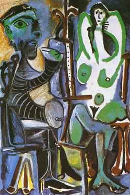 Пабло Пикассо - Художник и его модель, 1963, 195×130 см: Описание  произведения | Артхив