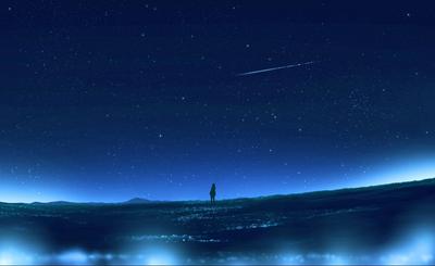 Звездное небо аниме фон (много фото) - deviceart.ru